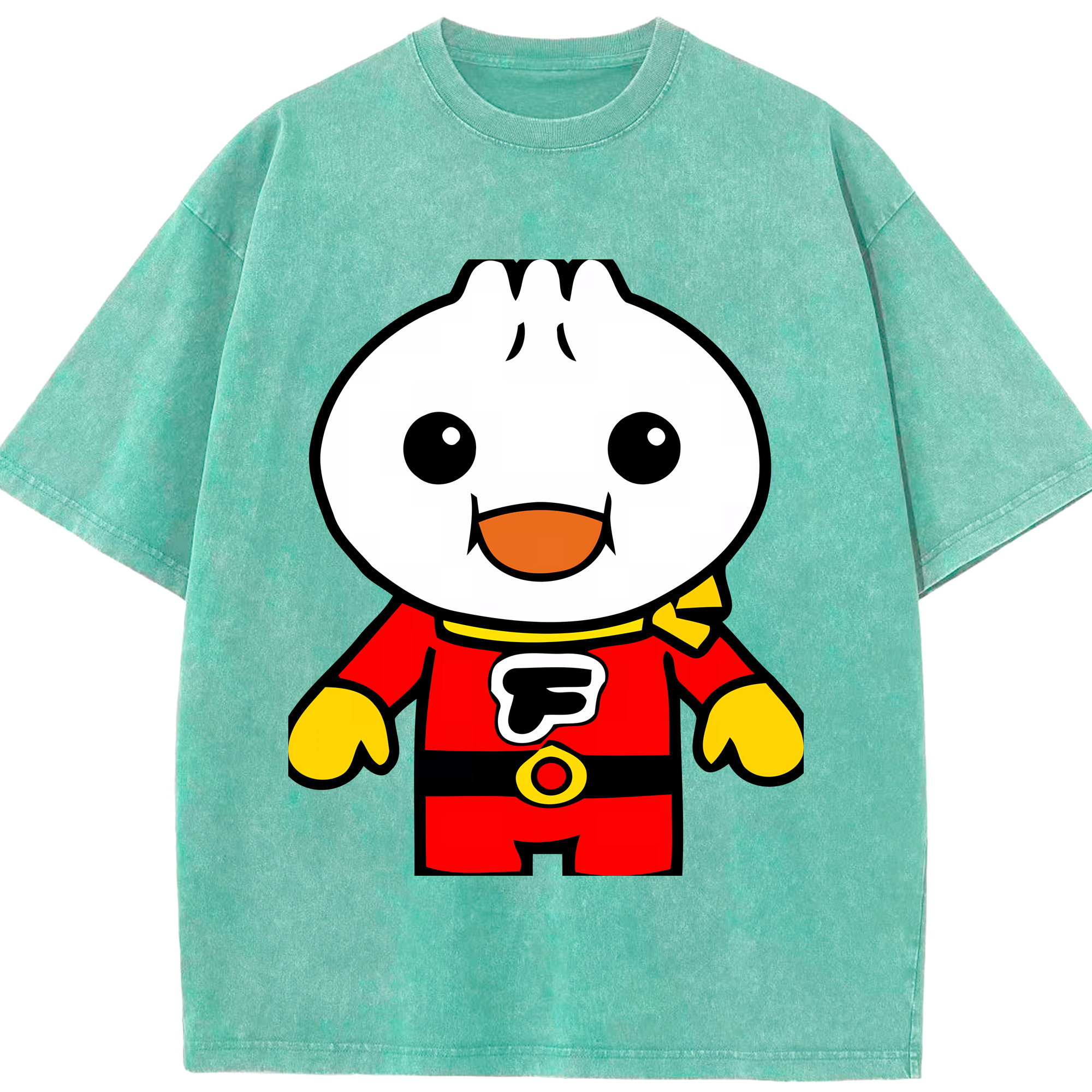 （画像用） アンパンマン Anpanman 綿100% ヴィンテージ風 半袖Tシャツ（フロントプリント）